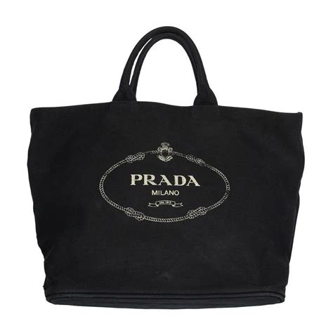 prada large canvas tote